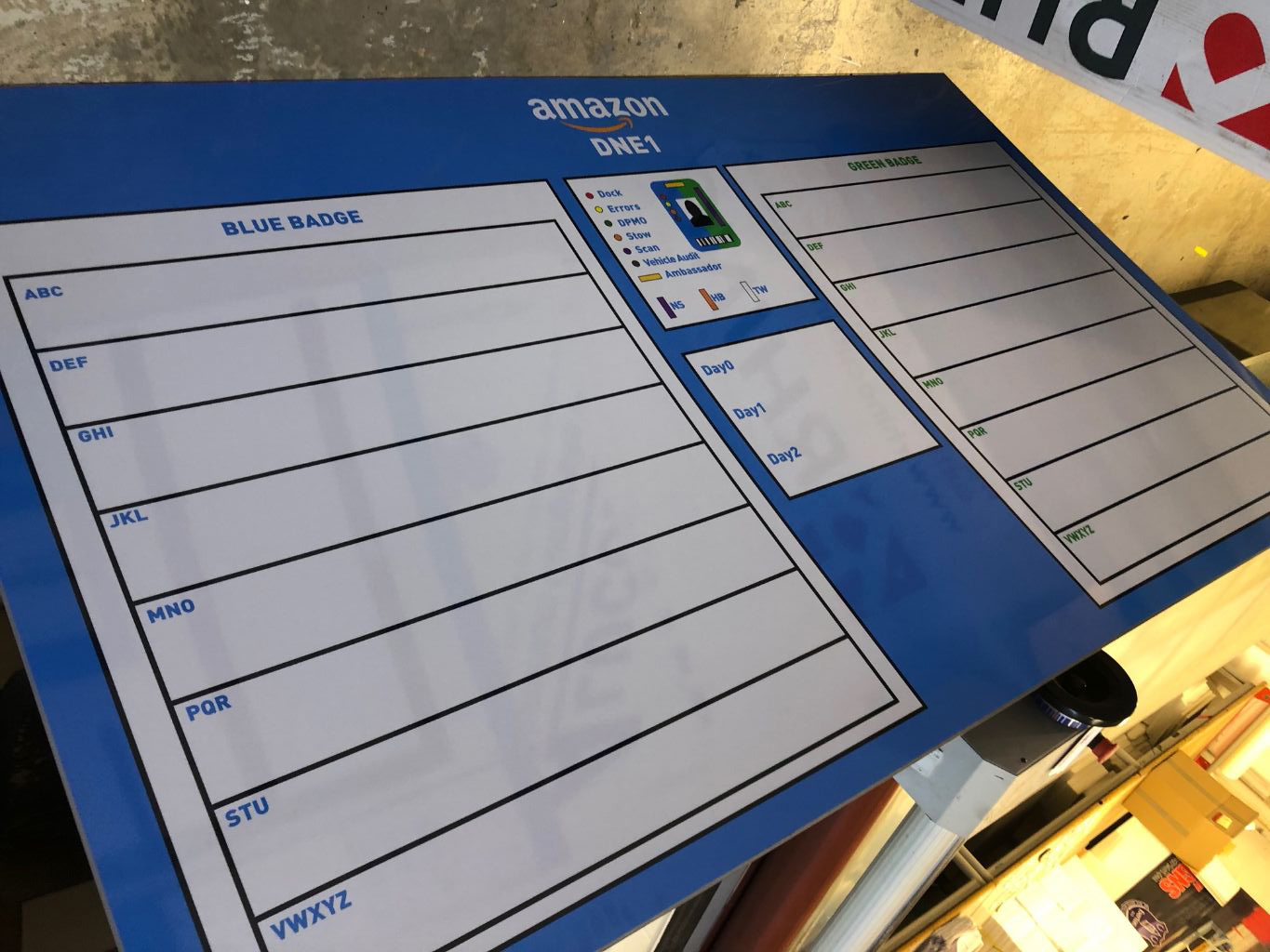 Kirkby Signs Amazon Warehouse 1 Kirkby Signs