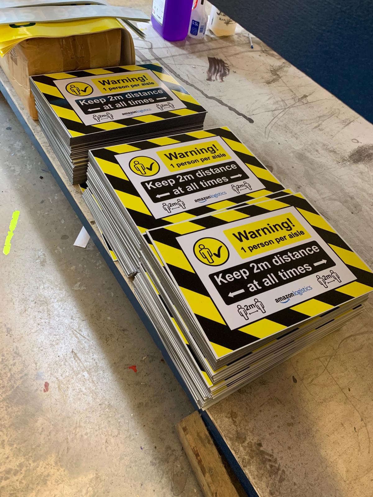 Kirkby Signs Amazon Warehouse 29 Kirkby Signs