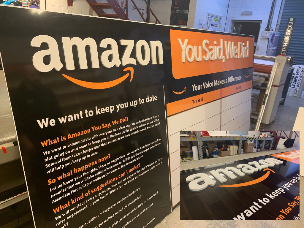 Kirkby Signs Amazon Warehouse 54 Kirkby Signs